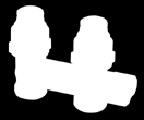 Umlenkstücke Umlenkstück Für kreuzungsfreien Anschluss bei vertauschter Vor- und Rücklaufleitung Kann problemlos einen Zweirohr-Hahnblock ersetzen (gleiche Bauhöhe, gleiches Achsmaß) Formschön,
