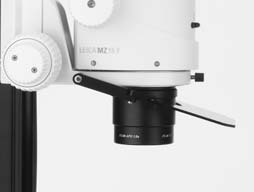 3.5 UV-Blendschutz Mikroskopträger UV-Blendschutz (5.1) mittels Inbusschraube (5.3) auf der linken oder rechten Seite am Mikroskopträger befestigen. Werkzeug: Inbusschlüssel.