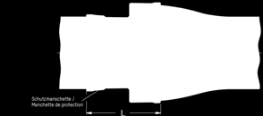 6 008 Zubehör Schutzmanschette für Rohre und Formstücke mit Zementmörtel-Umhüllung (FZM) Manchette de protection pour les tuyaux et les raccords avec enveloppe en mortier de ciment FZM Xxx DN L