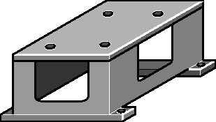 1.8 Hydraulisches/Mechanisches Zubehör 1.8.10 Wandkonsolen für Dosierpumpen Wandkonsole PP Wandkonsole PP zur Pumpenaufnahme parallel zur Wand, einschließlich Befestigungsmaterial.