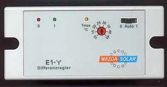 Schwimmbadheizung Steuerungen für Solarabsorber Bezeichnung C 80730 Solar-Steuerung E1/Y für Solaranlagen mit Maximalbegrenzung und 214,29 255,00 einstellbarer Temperaturdifferenz, kpl.