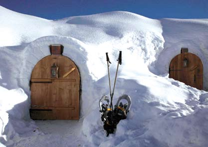 Für Sie zum Dazubuchen Mountain Ski & Ice Tauschen Sie Ihr Hotelbett gegen 1 Nacht im Iglu-Dorf! 1 Übernachtung im Iglu inkl.