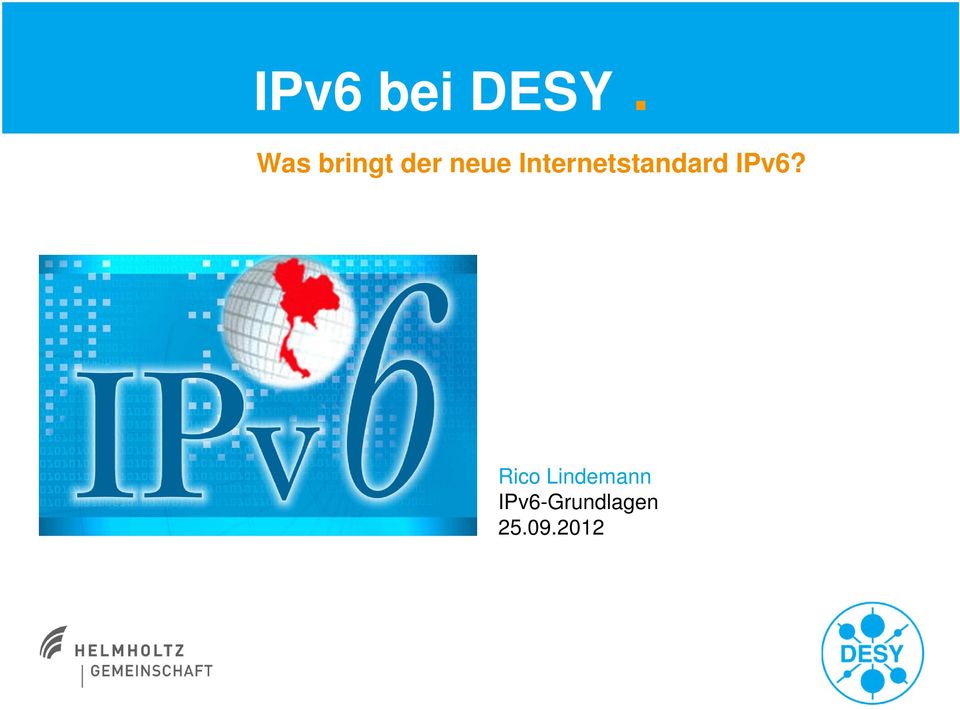 Internetstandard IPv6?