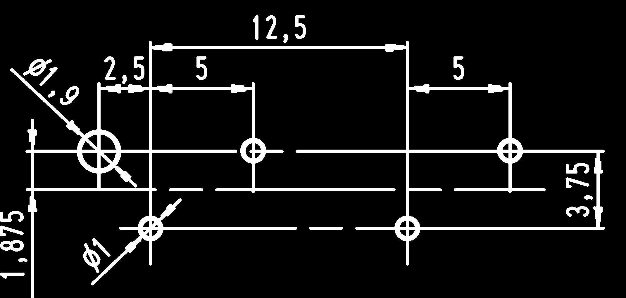 Serie / Series MS 7250 Wannenriegel für Serien MF 7234, 7260 Pin connectors for series MF 7234, 7260 Serie MS 7250, nach RAST 2,5 für senkrechtes Stecken Series MS 7250, to RAST 2.