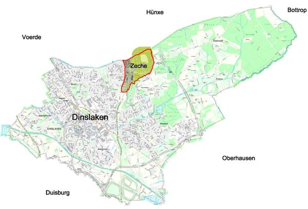 Lage im Raum Lage: Übergang Metropole Ruhr - Niederrhein Flächengröße: 47,67 km² Einwohner: 71.
