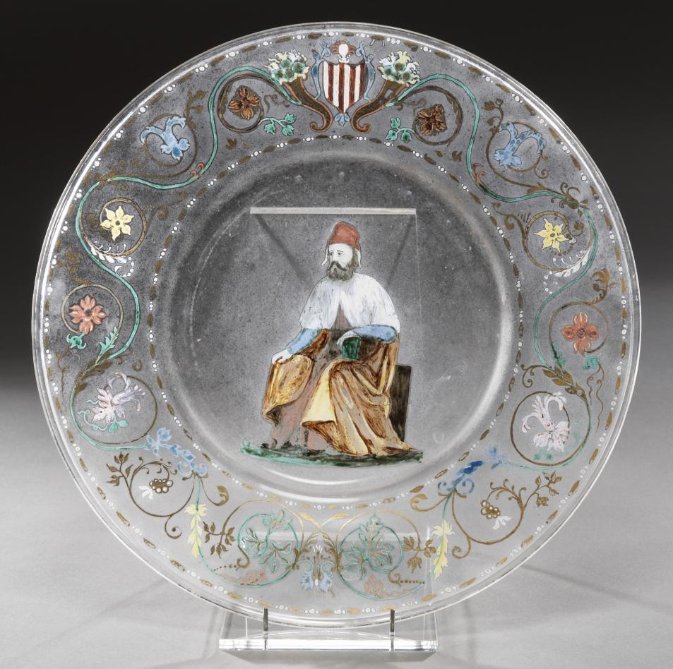 Venezianisches Glas Kar. Nr. 244, Pokal mit Blumenschaft Um 1630-1670, Vendig/Murano (?) H 27,5-27.