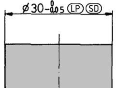 Metrologie: Kreise 19 Angabe eines Kreisdurchmessers Zeichnungseintragung nach DIN EN ISO 14405-1 Zulässiges Grenzmaße des tolerierten Durchmessers hier: 29,95 und 30 [mm] Außerdem Angaben zum