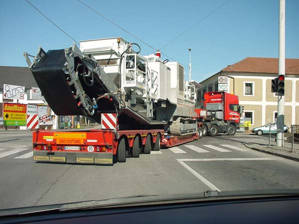 Tragreserven - Einwirkungsseite Verkehr von Betriebsfahrzeugen oder Sondertransporten inklusive dynamischem Beiwert anstelle Normfahrzeug Herabsetzung der Geschwindigkeit