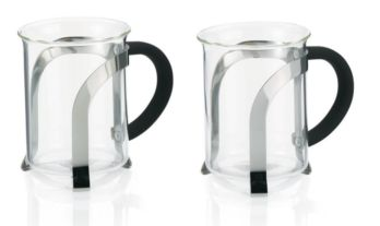 Kaffee & Tee Venecia Hitzebeständiges Glas Deckel und Halter aus Glass heat resistant Stainless steel lid and holder Verre réstistant à la chaleur Couvercle et support en inox Kaffeepress- System