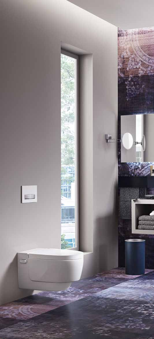 Geberit AquaClean Mera Funktion und Design in Vollendung. Mit der Komplettanlage Geberit AquaClean Mera erreicht das Dusch-WC eine neue Stufe des Komforts.