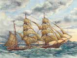 Die Briefmarkenserie Segelschiffe bietet Ihnen am 2. Februar zwei neue Goldstücke. Die Briefmarken zeigen die Bark Mariehamn und das Vollschiff Mermerus in all ihrer Pracht.