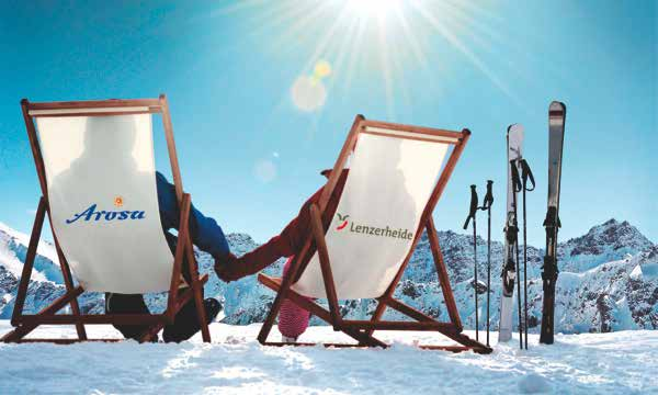 BESCHNEITE PISTEN AM HORN Die moderne Beschneiungsanlage sorgt für garantiertes Schneesportvergnügen am Skilift Horn in Schwende während der ganzen Skisaison.