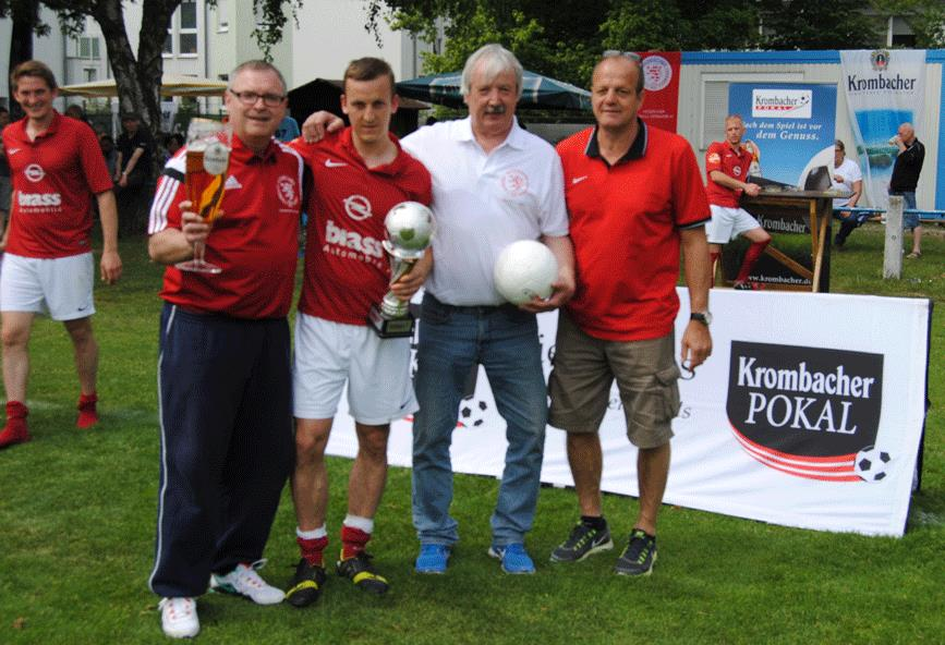 Sieger des Krombacher-Kreispokals 2014/15 wurde die Mannschaft von Hessenligist Rot-Weiß Darmstadt.