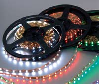 LED-TECHNIK LEXIBLE LED III lexibles LED Band mit SMD- LEDs selbstklebend Hochflexibles LED Band mit 3M Klebefolie für einfache und schnelle ixierung.