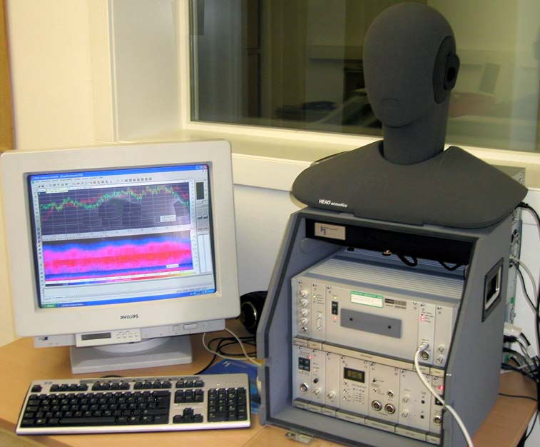 Abb. 30: Aufnahme-Equipment und ArtemiS-Analyse-Software 4.3 Audiosignalverarbeitung von Effekten Die Aufnahmen wurden, wie vorhergehend beschrieben, in einer Entfernung von 100m durchgeführt.