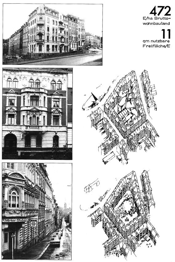 Geschlossene Blockrandbebauung Wuppertal, 1890-1900