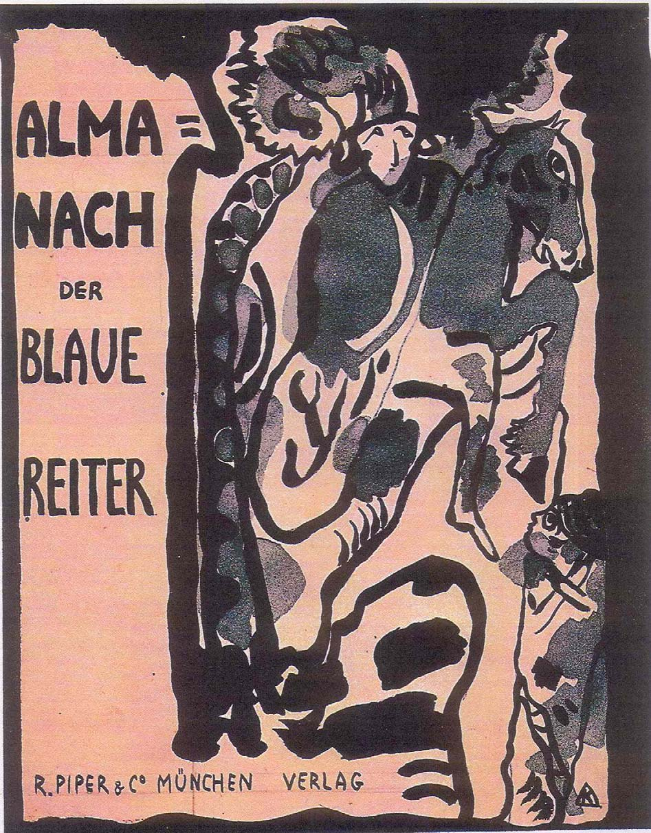 Wassily Kandinsky, Umschlag des Almanachs Der Blauer Reiter von 1911