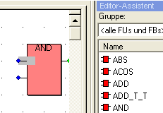 Erzeugen eines Steuerprogramms Die am Ausgang 1 des Remote Terminals DIO 16/16 angeschlossene Leuchte soll später in einem Takt von ca. 200 ms blinken.