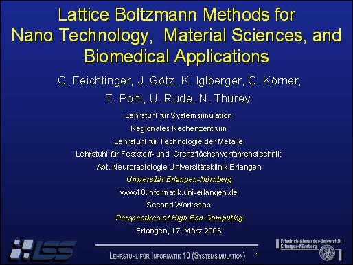 LRZ 55 7 Lattice Boltzmann Methods for Nano Technology, Material Sciences, and Biomedical