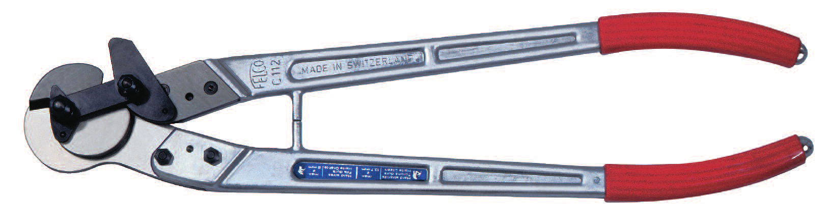 Schneidewerkzeuge SES Für Stahlkabel mit Übersetzungsnocken Kabelschere SES-108 für Stahl- und Kupferkabel - Ø 8 mm - Dank Übersetzungsnocken minimaler Kraftaufwand.