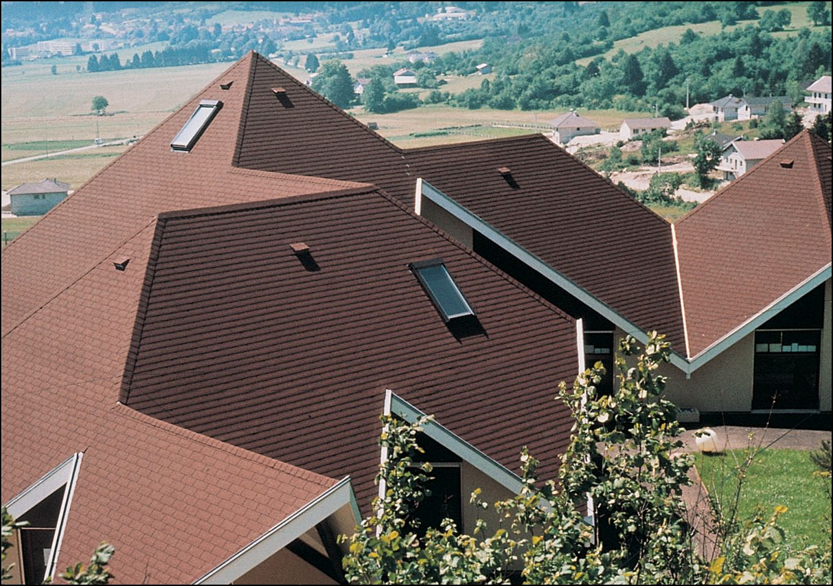 Bitumen-Schindeln die bewährte Dacheindeckung für Steildächer Schindel SPEZIAL SBS Form Rechteck: Farb-Nr.