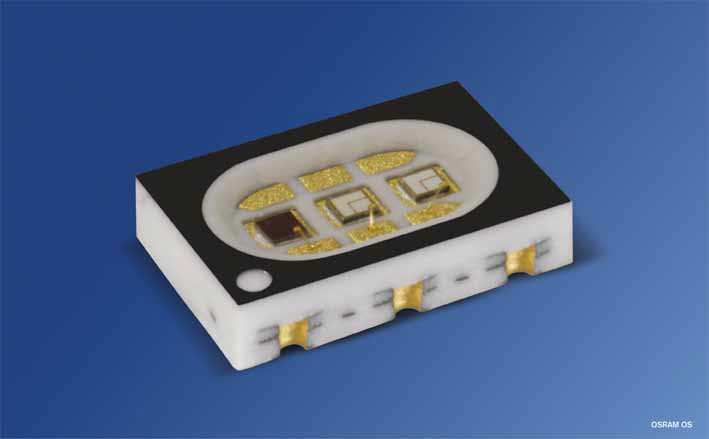 Multi CERAMOS Enhanced optical Power LED (hinfilm / hingan) Lead (Pb) Free Product - RoHS Compliant LRB C9P Released Besondere Merkmale Gehäusetyp: Keramik Gehäuse für RGB-Anzeigen mit diffusem