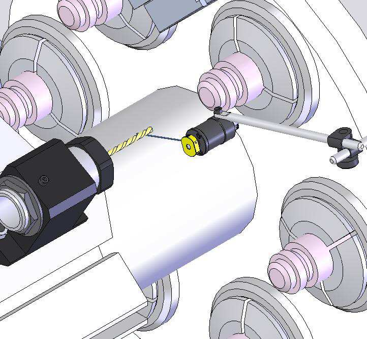 BETRIEBSWEISE 101 / 110 Bei jedem Rückzug des Werkzeugs wird über ein Lenkventil oder einen Elektroverteiler ein pneumatischer Druckimpuls an das Gerät übermittelt.