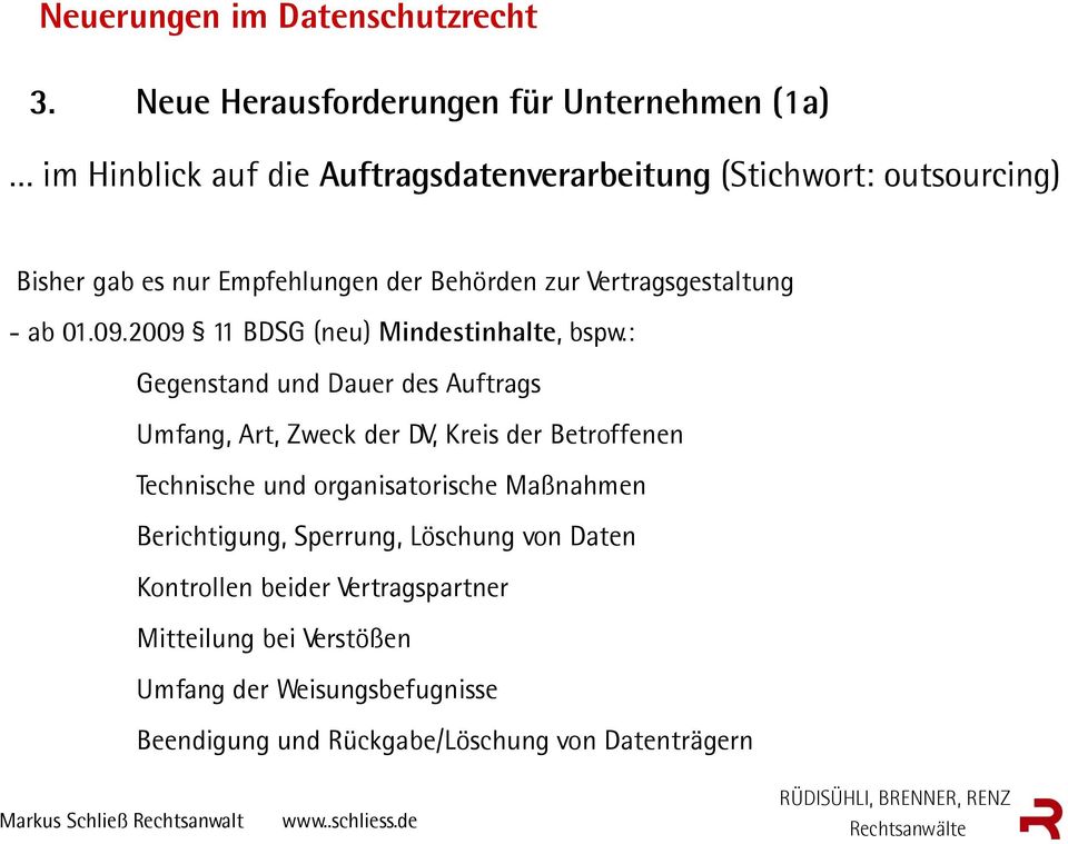 : Gegenstand und Dauer des Auftrags Umfang, Art, Zweck der DV, Kreis der Betroffenen Technische und organisatorische Maßnahmen