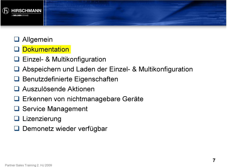 Benutzdefinierte Eigenschaften Auszulösende Aktionen Erkennen