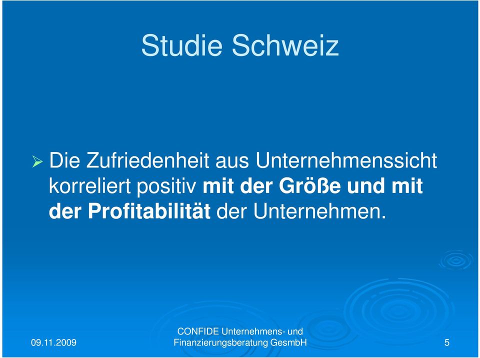 der Größe und mit der Profitabilität der