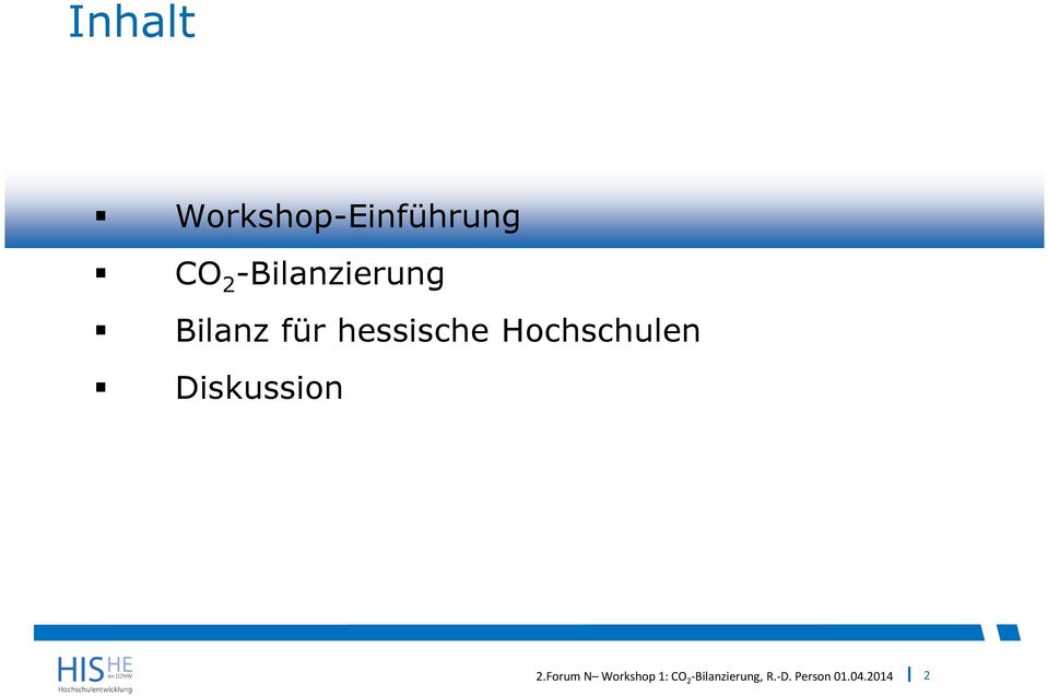 Hochschulen Diskussion 2.