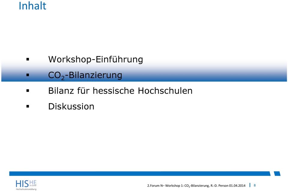 Hochschulen Diskussion 2.