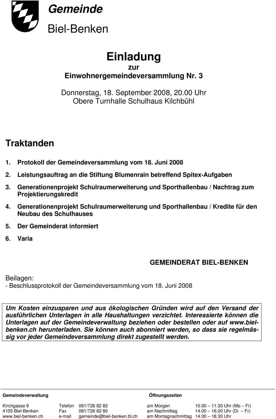 Generationenprojekt Schulraumerweiterung und Sporthallenbau / Nachtrag zum Projektierungskredit 4.
