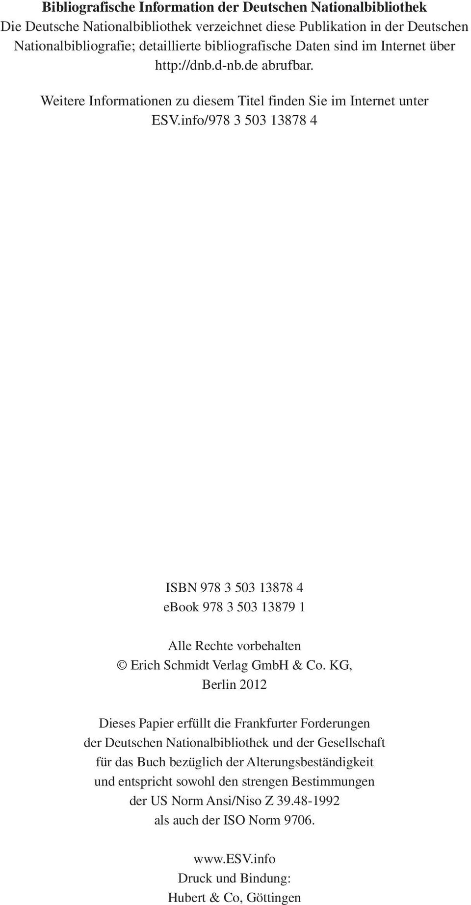 info/978 3 503 13878 4 ISBN 978 3 503 13878 4 ebook 978 3 503 13879 1 Alle Rechte vorbehalten Erich Schmidt Verlag GmbH & Co.