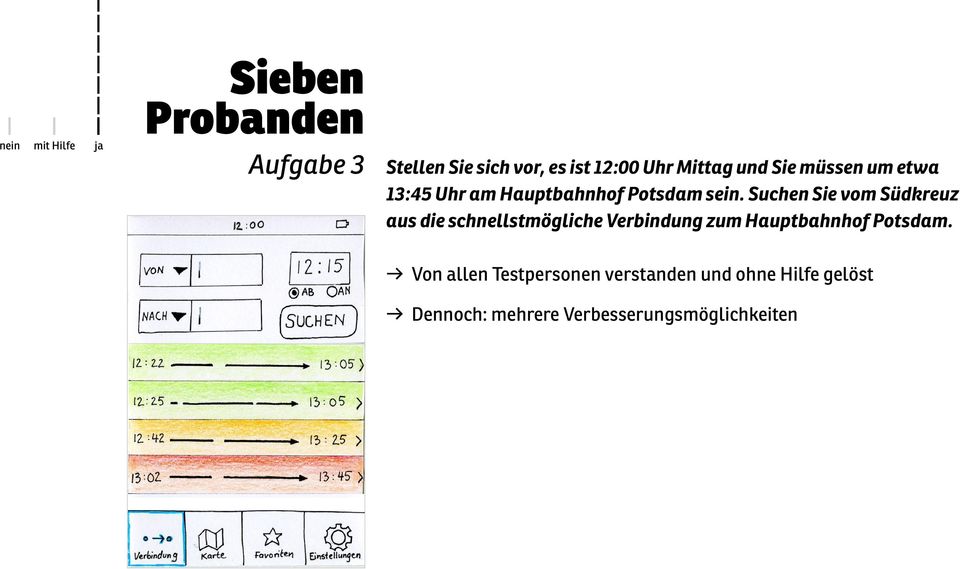 Suchen Sie vom Südkreuz aus die schnellstmögliche Verbindung zum Hauptbahnhof