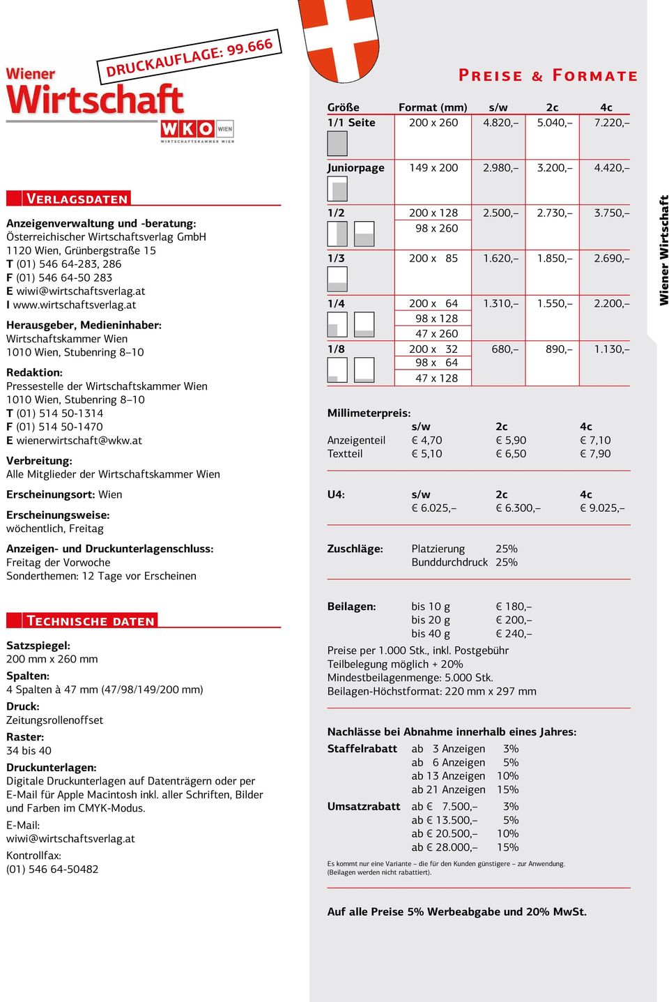 a I www.wischafsvlag.a Hausgb, Mdiihab: Wischaf Wi 1010 Wi, Subig 8 10 Rdakio: Psssll d Wischaf Wi 1010 Wi, Subig 8 10 T (01) 514 50-1314 F (01) 514 50-1470 E wiwischaf@wkw.