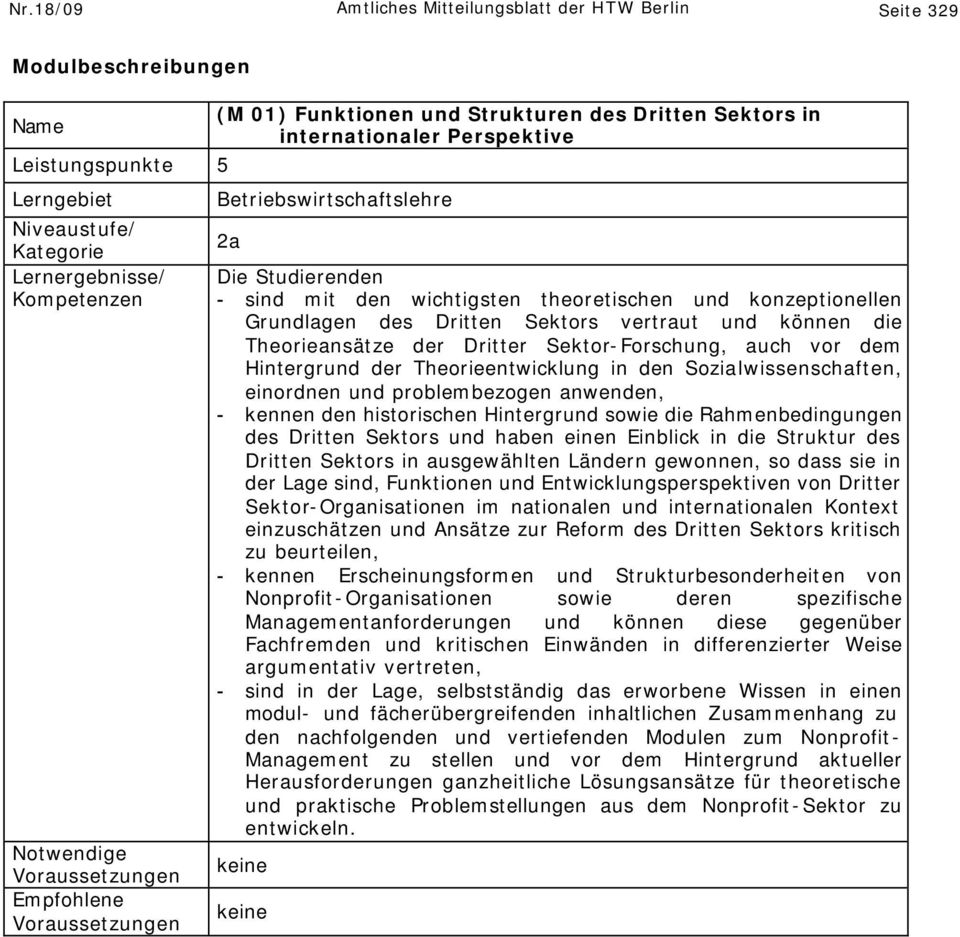 Dritten Sektors vertraut und können die Theorieansätze der Dritter Sektor-Forschung, auch vor dem Hintergrund der Theorieentwicklung in den Sozialwissenschaften, einordnen und problembezogen