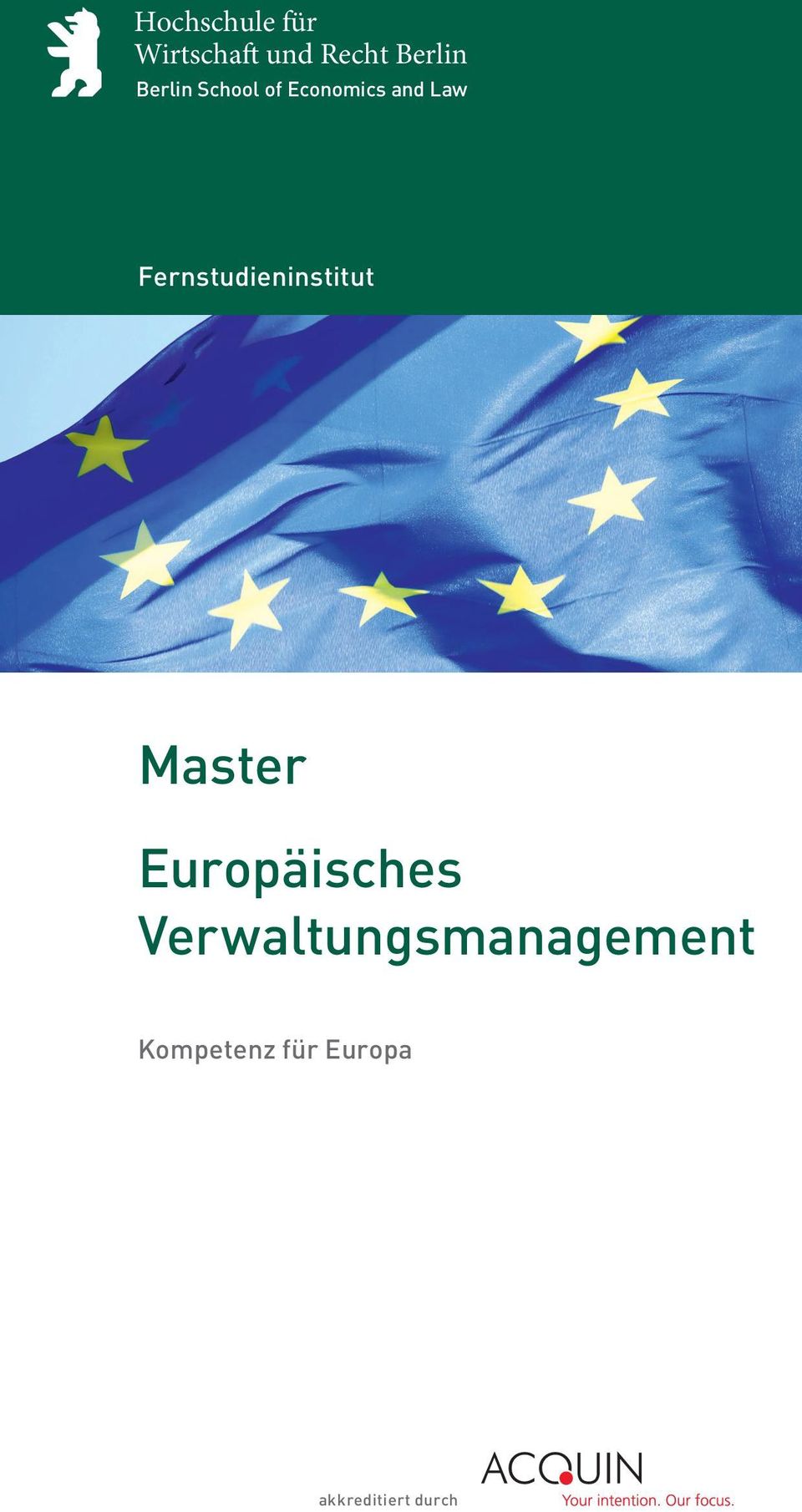 Fernstudieninstitut Master Europäisches