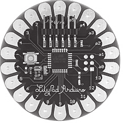 30 Franzis Arduino Lernpaket 2.6 LilyPad Bild 2.6: LilyPad Arduino (Quelle: Elmicro). Einsatzmöglichkeiten des LilyPad. Das LilyPad wurde für E-Textilien entwickelt, also für elektronische Kleidung.