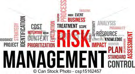 Unter Risikomanagement ("risk management") versteht man die systematische Analyse und Bewertung möglicher Risiken