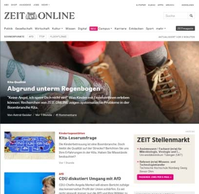 ZEIT ONLINE Online