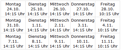 Info-Veranstaltungen Führungen durch die Uni-Bibliothek: Dauer ca. 1h -> Jeden Mittwochnachmittag um 14.15 Uhr und https://www.unimarburg.