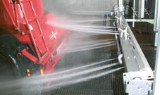 Waschen & Reinigen Betonmischer blitzblank Großmaul: Die Magnum-Jetstream von SVG Superwash bietet eine Waschbreite von 3.4000 mm.