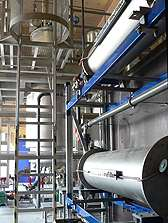 DEUS: Anaerobe Abwasser- Behandlung Membranfiltration Scheibenkörper Misch- und Ausgleichsbehälter Anaerober Bioreaktor