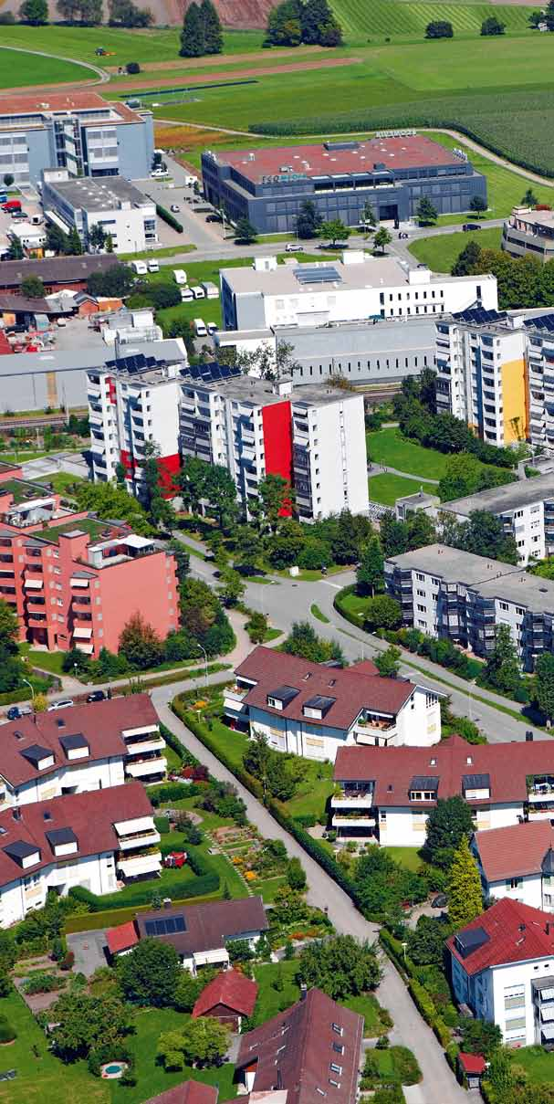 Ein Vorzeigeprojekt Müllerwis auf einen Blick 19 Mehrfamilienhäuser; davon 15 mit drei oder vier Geschossen und vier mit acht Geschossen Baujahr: 1969 bis 1972 Grundstücksfläche: 71 000 m 2