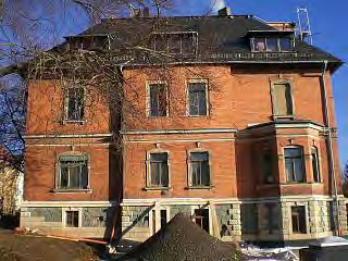 Sanierung denkmalgeschützter Villa in Plauen