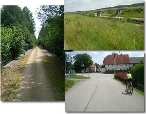 - 6 - Nach 10km erreicht man die Kreuzung der Ortsverbindungsstraße Lohma-Pleystein. Hinweis: Hier bitte wieder besonders mit kleinen Kindern größtmögliche Vorsicht. Wenn möglich absteigen.