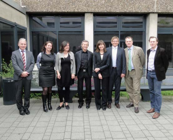 6 Jury Förderpreis des Deutschen Stahlbaues 2012 ( bauforumstahl) v.li.n.re.: Prof. Karsten Geißler (Vorsitzender), Ulrike Sengmüller, Andrea Ruiken, Prof. Rainer Hempel, Prof.