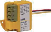 DSM DSM ISDN Ableiter für Klemmstellen 1 RD 53 Ø3.2 2 BK 43 3 WH protected 45.5 15.5 9 4 YE 16 38 ca.