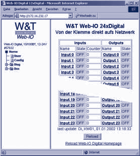 Konfiguration der Netzwerkparameter 3.